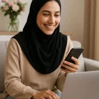 کار درمنزل با گوشی