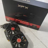 کارت گرافیک xfx rx580 بسیار تمیز