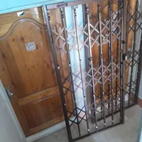 درب آکاردئونی حفاظ پنجره نرده جوشکاری آهنگری|مصالح و تجهیزات ساختمان|پرند, فاز ۳|دیوار