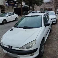 پژو 206 کم کار و بدون رنگ