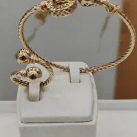 طلای لوکس ورساچه شامل بنگل و انگشتر