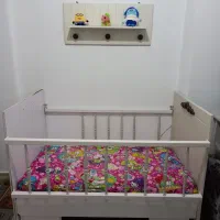 تخت کودک با تشک پارمیس