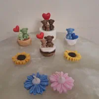 خرس تدی گیفت شمع