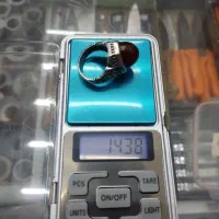 انگشتر عقیق دو پوست