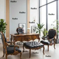 مبلمان اداری تجهیزات اداری کلاسیک/مدرن پشت گرد