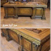 مبلمان اداری میز مدیریت کتابخانه