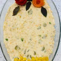 الویه سالاد ماکارانی بندری فینگرفود سینی مزه