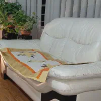 مبل چهار نفره چرم سفید|مبلمان خانگی و میز عسلی|شاهینشهر, حافظ جنوبی|دیوار