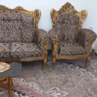 فروش مبل استیل ۹ نفره با میز و جلو مبلی