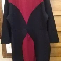 لباس مجلسی مشکی زرشکی