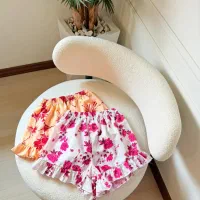 شلوارک های چین دار تابستانی