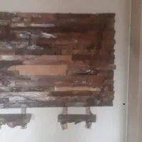 دیوار کوب چوب اصلی