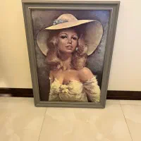 تابلو نقاشی زن فرانسوی