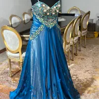 لباس مجلسی سنگ دوزی شده مجلسی|لباس|کرج, باغستان|دیوار