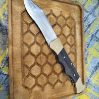 چاقو سر و ته برنجی|کلکسیون اشیاء عتیقه|رفسنجان, |دیوار