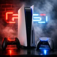 ps5 درایوی اکانتی دو دسته با بازی