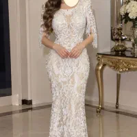 لباس مجلسی فاخر سنگ دوزی کار شده