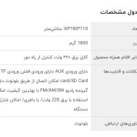 رادیو سنتی|سیستم صوتی خانگی|تهران, خلیج فارس|دیوار