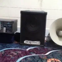 باند و بلندگو و ضبطش برای ایام عاشورا .