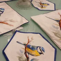 رومیزی مخمل وارداتی پنج تکه