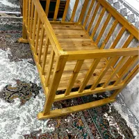 تخت با چوب نراد روس اصل سفارشی ساخت|اسباب و اثاث بچه|گرگان, |دیوار
