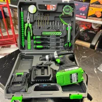 کیت دریل شارژی ۲۱ ولت چکشی دار pap