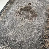 فرش ۴ متری ۱۲۰۰ شانه طرح پتینه طوسی