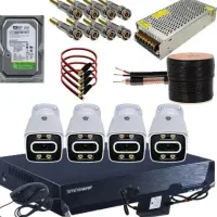 پکیج کامل دوربین مداربسته/سفارشی/IP و AHD