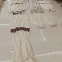 پرده تور پذیرایی اتاق|پرده، رانر، رومیزی|مشهد, چهارچشمه|دیوار