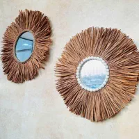 لوستر رافیا ومکرومه|لوستر و چراغ آویز|دزفول, |دیوار