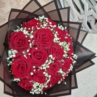 گل رز|گل و گیاه طبیعی|شیراز, کوی زهرا|دیوار