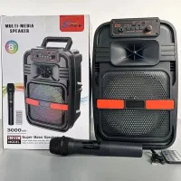 اسپیکر شارژی40 سانتی میکروفون بیسیم خردکن قابلمه