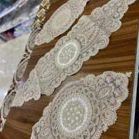 رومیزی دانتل ۳ تکه ایرانی