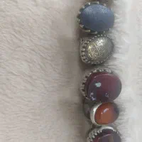 11عدد انگشتر نقره عیار پایین