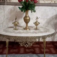 جلو مبلی بادو عدد عسلی برنز