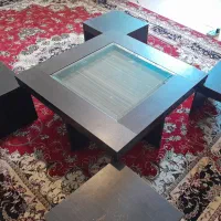 میز جلو مبل  و چهار عدد میز عسلی