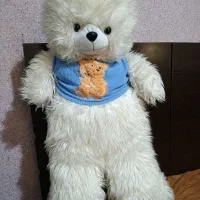 عروسک خرسی سفید بامزه|اسباببازی بچه|اندیشه, اندیشه فاز ۱|دیوار