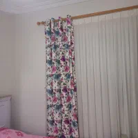 ۳تا پرده اتاق خواب به همراه میل پرده|پرده، رانر، رومیزی|رشت, آزادگان|دیوار