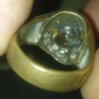 انگشتر نقره با نگین اونیکس و مخراجکاری بلریان|جواهرات|کاشمر, |دیوار