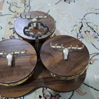 سرویس فنجون شکلات خوری  باسبزی خردکن|صنایع دستی و سایر لوازم تزئینی|بومهن, |دیوار