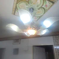 2عددلوستر 6شعله کریستالی وکچ بری پشت ان|لوستر و چراغ آویز|تهران, اسفندیاری|دیوار