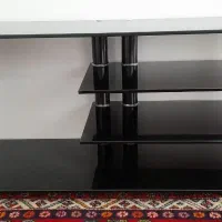 میز تلویزیون شیشه ای