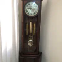 ساعت ایستاده تمام چوب ، موتور کره دو تکه میشه