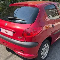 پژو ۲۰۶ مدل ۸۹ قرمز آلبالویی|خودرو سواری و وانت|آفتاب, |دیوار