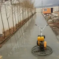 بتن ریزی با ماله پروانه ای و تراز لیزری