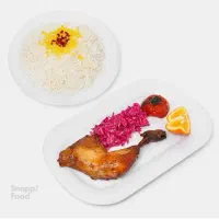 چلو مرغ ربی ۱۳۰ تومن تعداد سفارش ۵۰ تا ب بالا