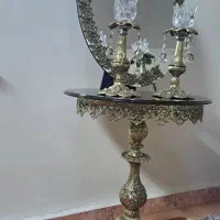 آینه شمعدان برنجی اصل|صنایع دستی و سایر لوازم تزئینی|تهران, چیتگر جنوبی|دیوار