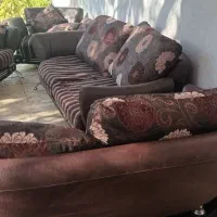 مبل روکش چرم درحدنو