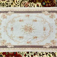 فرش پادری گرد و مستطیل در حد نو|پادری|تبریز, |دیوار