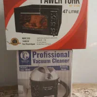 یک عدد ماکروفر و جاروبرقی تازه